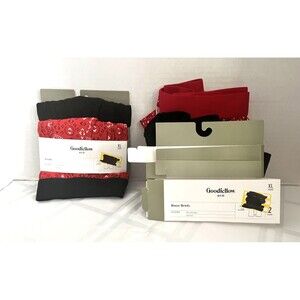 Goodfellow & Co Men’s Boxer Briefs Trunks XL 40-42 Red Black Lot of 4 pairs